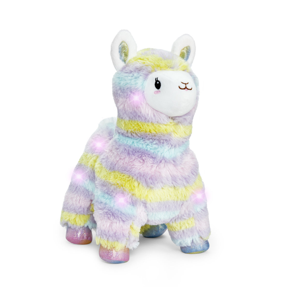12-Glow-Brights-LED-with-Sound-Alpaca-Plush-Lavender-Plush-26497523777623