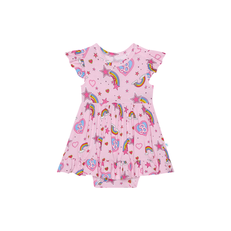 Barbie-Star-Power-Cap-Sleeve-Ruffled-Bodysuit-Dress-World-of-Barbie-23991170433111