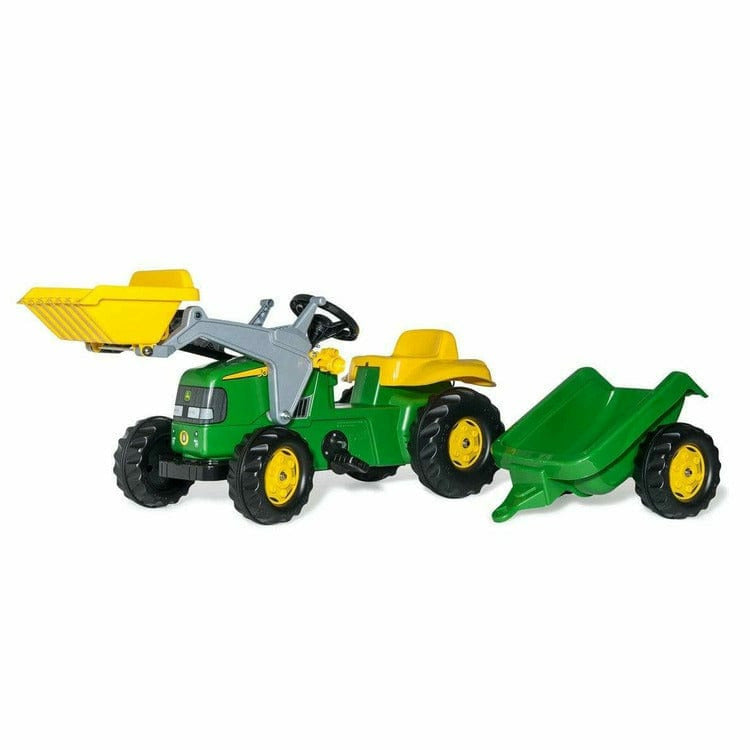 John-Deere-Kid-Pedal-Tractor-with-Front-Loader-Removable-Trailer-Preschool-20620589072471