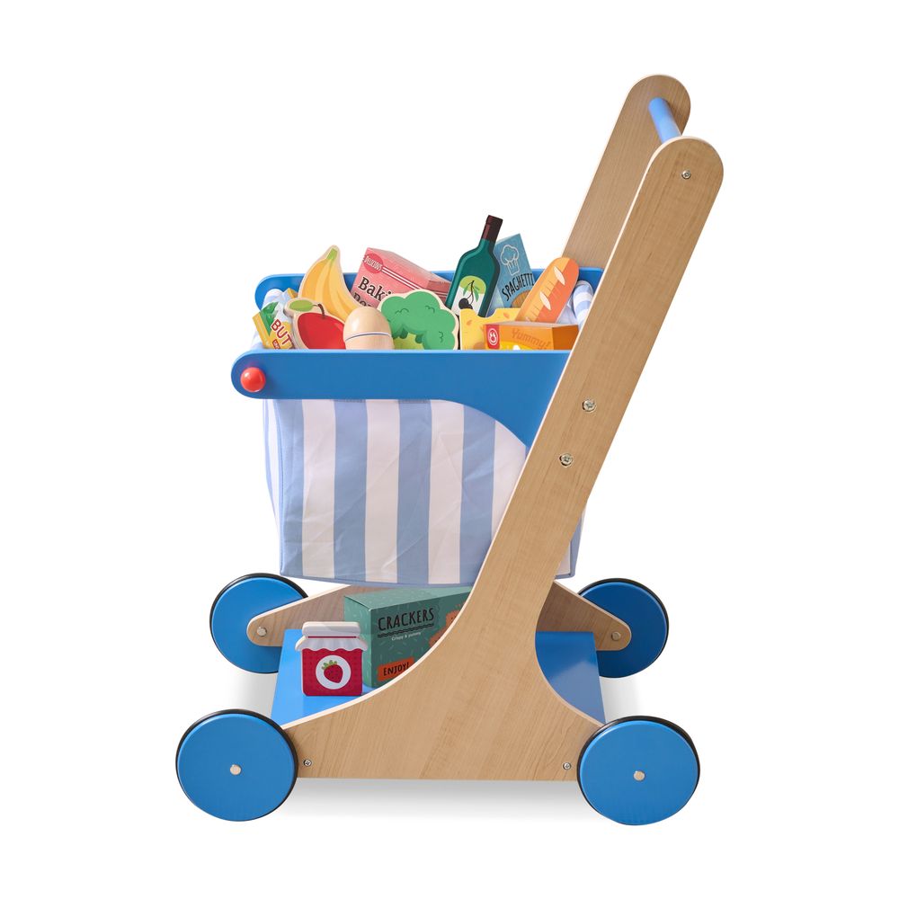 Little-Helper-Mr-Fresh-Wooden-Shopping-Cart-with-13-Grocery-Accessories-Blue-Preschool-25837911113815